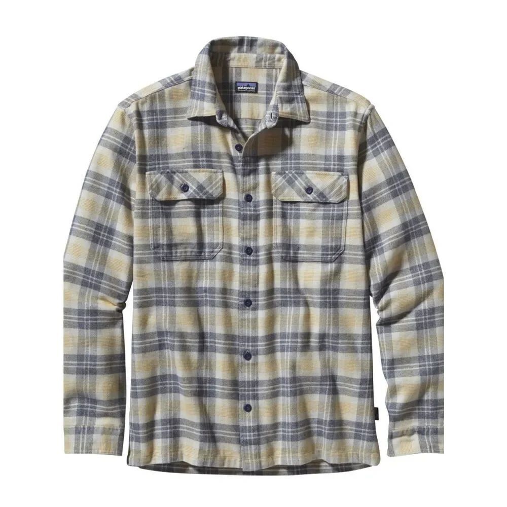 Patagonia Men's Long-Sleeved Fjord Flannel Shirt Medium